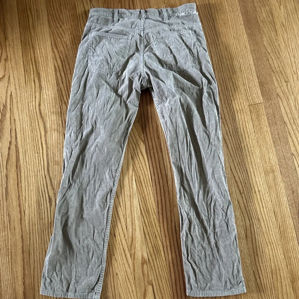 Vintage 70's Levi's Corduroy Pants Men's 34x32 White‎ Tab Light Brown Talon 42
